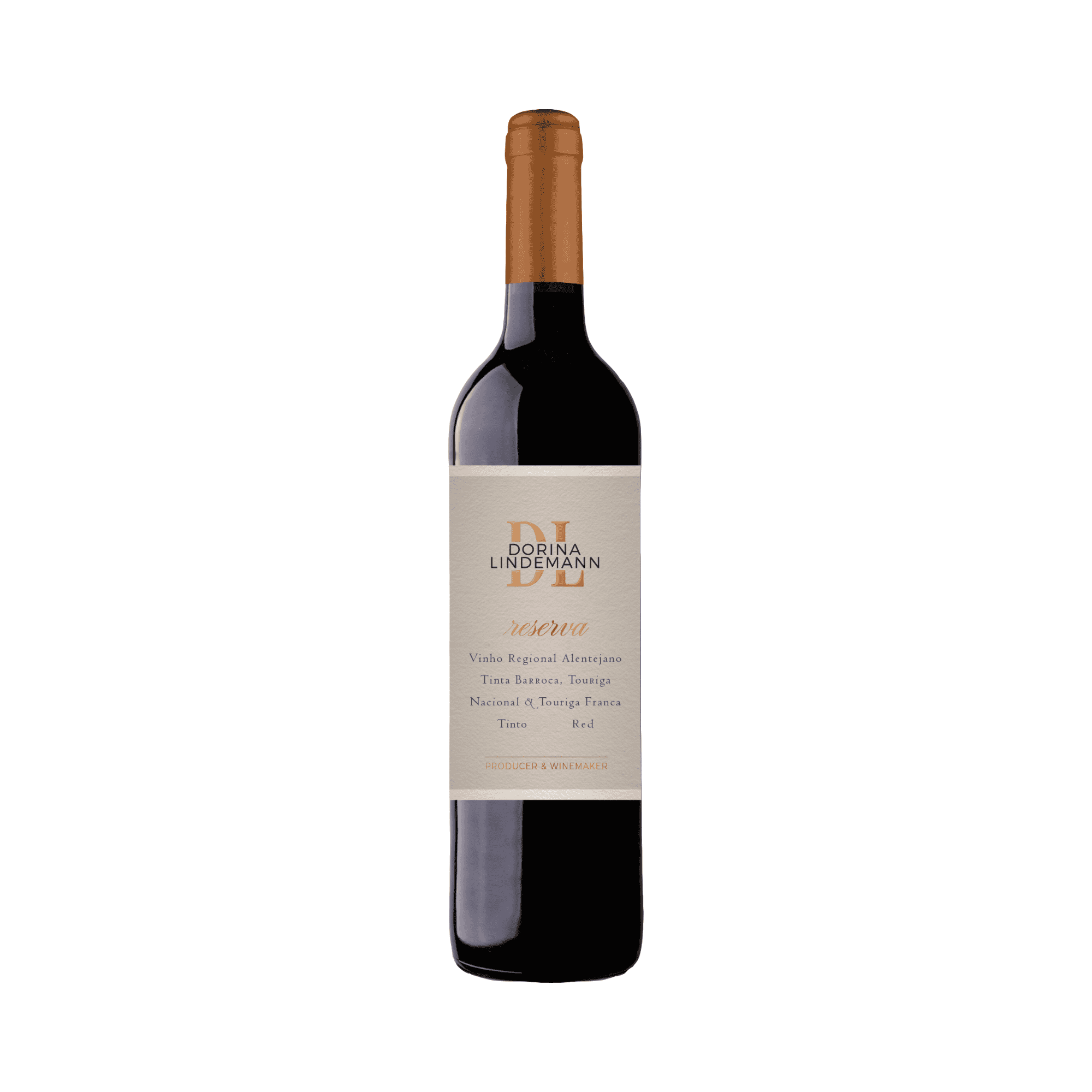 Reserve Portuguese Red wine by Dorina Lindemann, perfect for wine enthusiasts and collectors.