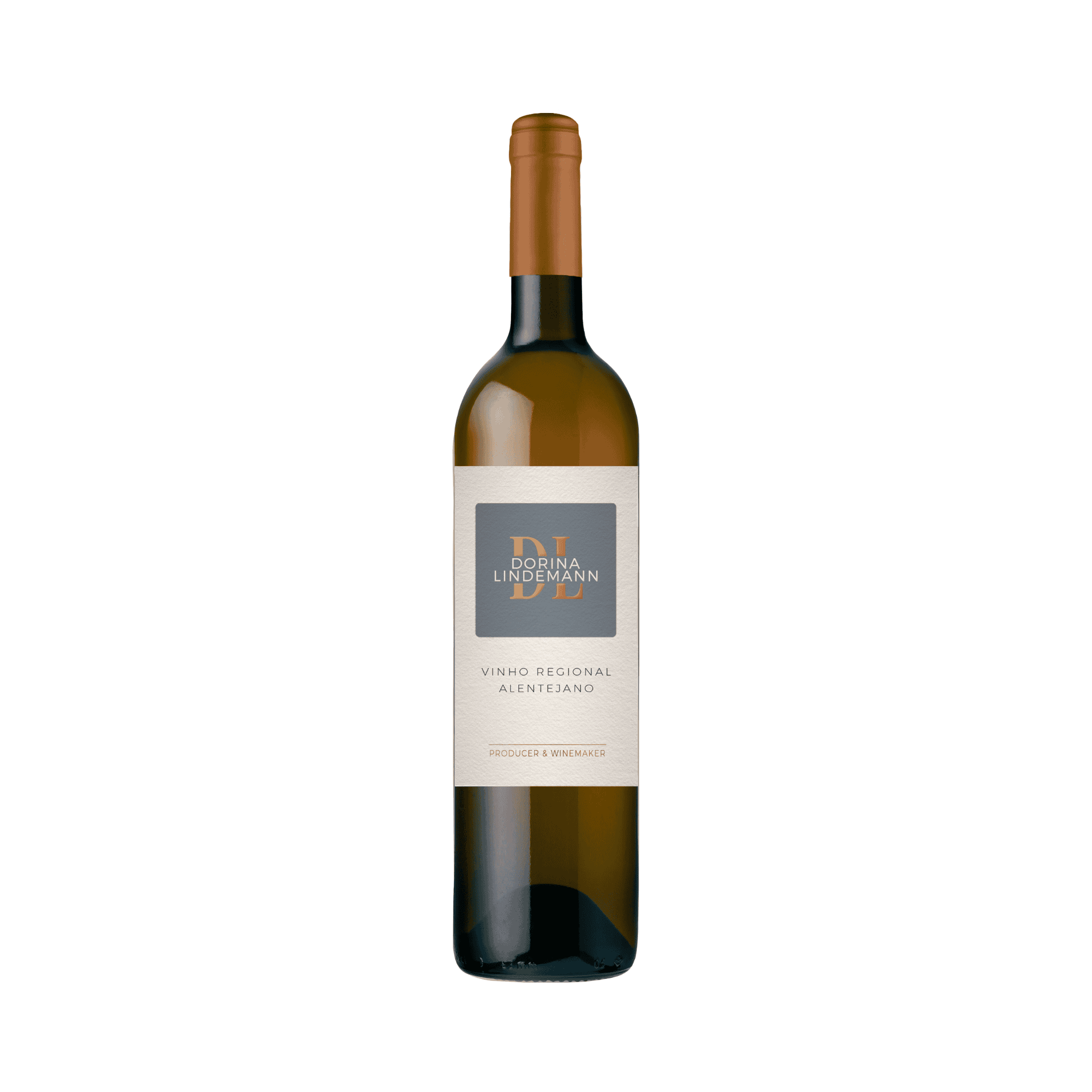 Intrepid Wines Portuguese White Blend bottle by Dorina Lindemann, regional Alentejo wine.